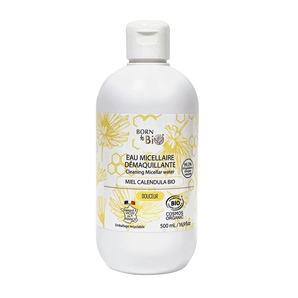 Eau Micellaire Démaquillante Miel Calendula - Certifiée Bio